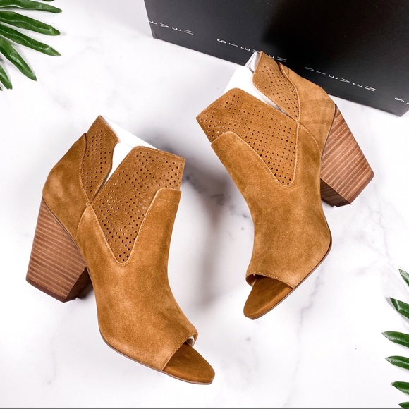 NIB Steven by Steve Madden Ready Stack Heel Open Toe Bootie - Picture 4 of 8